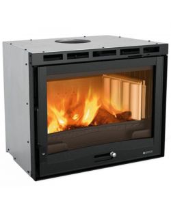 La Nordica Inserto Caminetto a Legna Ventilato - Nero - 70x45 cm