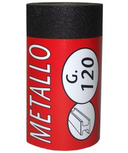 Minirotolo Carta Abrasiva per Metallo P120 115 mm x 3 m