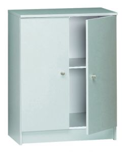 Sarmog Mobile Multiuso 2 Ante Battenti - Truciolare Olmo o Bianco - 62x34x79 cm