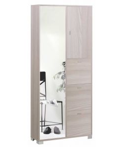 Sarmog Mobile Multiuso 5 Ante Olmo con Specchio - 83x29x190 cm