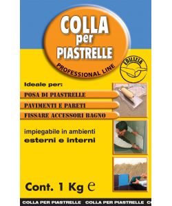Colorchimica Colla per Piastrelle - 1 kg - Ideale Interni/Esterni