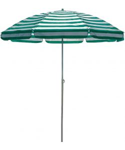 Vette Ombrellone Spiaggia - Bianco/Verde - 200 cm