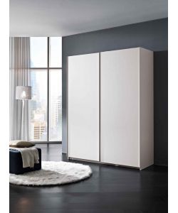 Mcs Mobili Armadio Bianco con Ante Scorrevoli - 163x60x211 cm