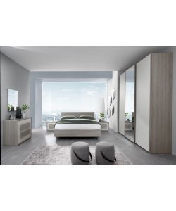 MCS Com Pianosa Grigio Cenere 3 Cassetti 105x46x75 cm - Arredo Ecologico