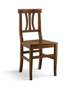 Sedia Arte Povera in Noce - Elegante e Resistente 45x38x90 cm