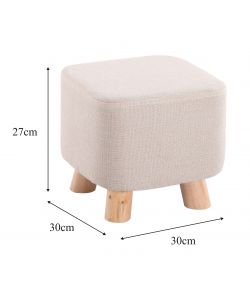 Pouf sgabello Crema