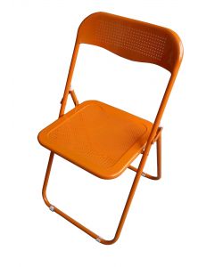 Sedia pieghevole Metallo Arancio