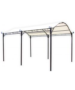 Gazebo Carport Beige 3 x 4 m