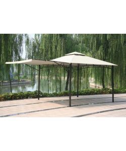 Domo Mea Gazebo - Antracite e Ecr - 3x3 m