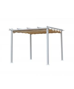 Domo Mea Copertura di ricambio per Pergola YF3809 - Bianco - 3x3 m