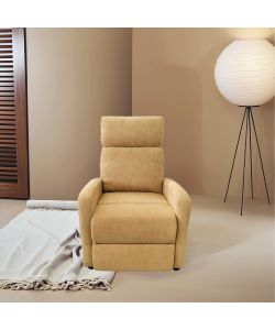 Domo Mea Poltrona Reclinabile Vibromassaggiante Crema - Comfort e Stile