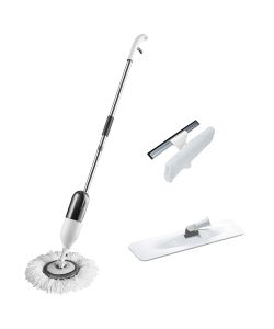Spray Mop Multiuso in Microfibra - Bianco - 125 cm