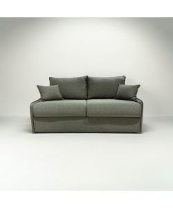Divano Letto Puglia 3 Posti Verde - 174x103x100cm - Design Moderno e Confortevole