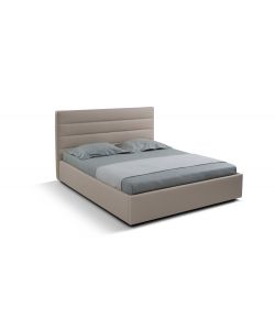Domo Mea Letto Matrimoniale Nuvola Tortora con Contenitore 160x190 cm