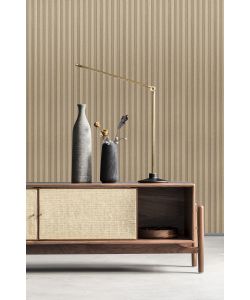 Pannello Decorativo Murale Noce Chiaro - 2900x169x24 mm Montaggio Semplice