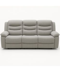 Domo Mea Divano Comfort Reclinabile 3 Posti Greige 205x95x103 cm