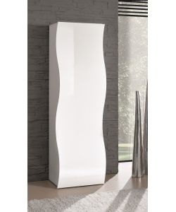 Web Furniture Armadio Onda Bianco Lucido - Design Italiano