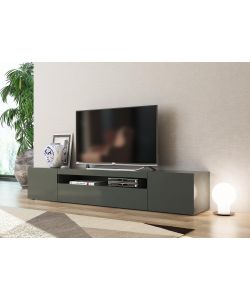 Web Furniture Porta TV Daiquiri Antracite Lucido - Design Italiano