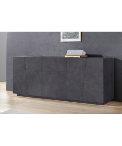 Web Furniture Credenza Vega Ardesia - Design Moderno 220cm