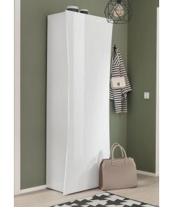 Web Furniture Armadio Moderno Arco Bianco Lucido - Design Italiano