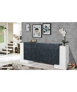Credenza Pillon Moderna 2+4 Ante Battenti Bianco Report