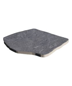 Granulati Zandobbio Passo Giapponese Ardesia Nero 42x32 cm - Giardino Decorativo