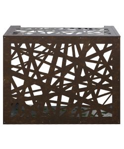 Copricondizionatore copertura per climatizzatore ARTIST Bronzo marrone Corten in alluminio L86 x P44 x H68 cm