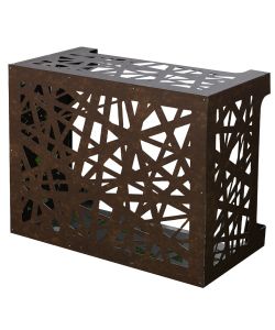 Divina Home Copricondizionatore Artist - Bronzo Corten - 86x44x68 cm