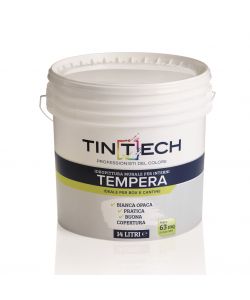 Tintech Idropittura per Cantine e Garage - Bianco Opaco - 14 l
