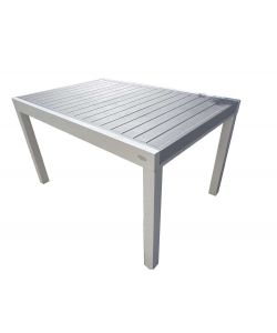 Giardini di Maggio Tavolo Azalea - Bianco Grigio - 135/270x90 cm
