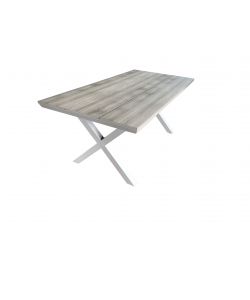 Domo Mea Tavolo da Esterno Teide in Polywood Taupe 180x60 cm