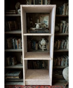CTF Libreria Bassa Tela Rame - 3 Ripiani 40x28x106 cm