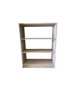 CTF Libreria Bassa Tela Ramata - 3 Ripiani 80x28x106 cm