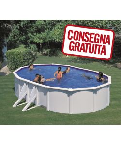 Piscina Ovale Bianca 500 x 300 x 120 h cm