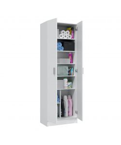 Fores Scarpiera 2 Ante Bianco - Armadio Salvaspazio 180x59x37 cm