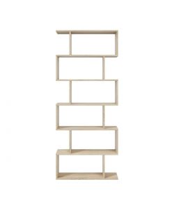 Fores Libreria Athena in melaminico colore rovere canadian - 192x80x24 cm