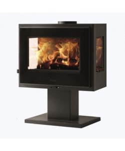 Panadero Stufa a Legna Atlantic 3V - Nero - 5,9 KW