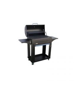 Barbecue a carbone con coperchio forno - 3 griglie cromate