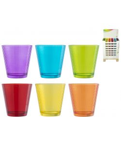 Bicchiere vetro colorato