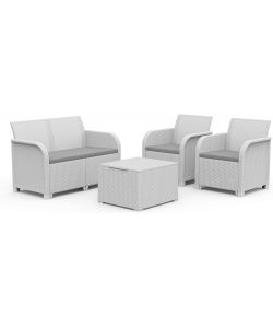 Keter Salottino da Giardino Rosalie - Trama Rattan