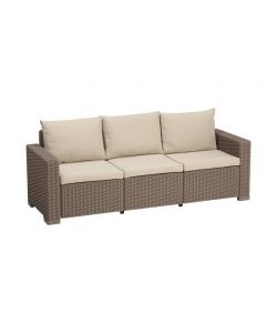 Keter Divano da Giardino California - Cappuccino - 198x68x71,5 cm