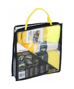 Dunlop Set di Pulizia Auto in Microfibra Giallo - Confezione Completa