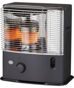 Qlima Stufa a Stoppino Portatile - Nero - 2,4 kW
