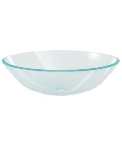 Lavandino in Vetro Temprato 42 cm Trasparente
