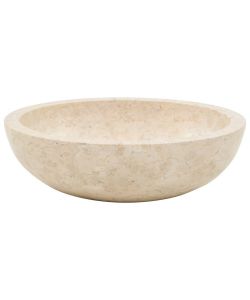 Lavandino 40x12 cm in Marmo Crema