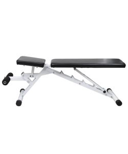 Panca da Palestra con Bilanciere e Set di Manubri 60,5 kg