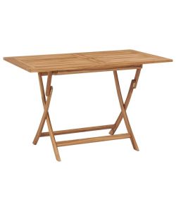 vidaXL Tavolo da Giardino in Teak - Marrone - 120x70 cm