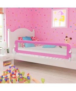 vidaXL Barriera Letto Bambini - Rosa - 180x42cm