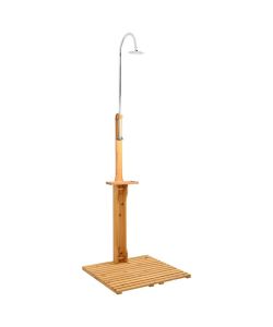 vidaXL Doccia da Giardino in Legno - Resistente agli Agenti Atmosferici