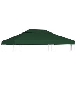 Telo di Ricambio per Gazebo 310g/mq Verde 3x4m
